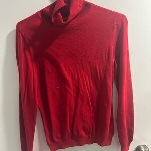 Worthington Vibrant Red Cowl Neck Sweater